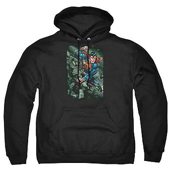 Superman Indestructible Adult Pull Over Hoodie