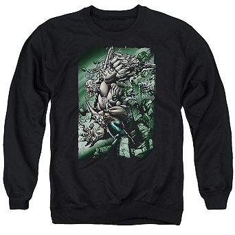 Superman Doomsday Destruction Adult Crewneck Sweatshirt
