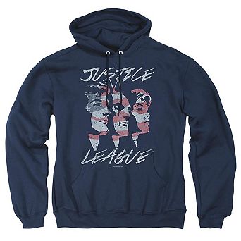 Justice League of America Justice For America Adult Pull Over Hoodie