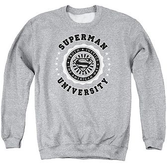 Superman Superman University Adult Crewneck Sweatshirt