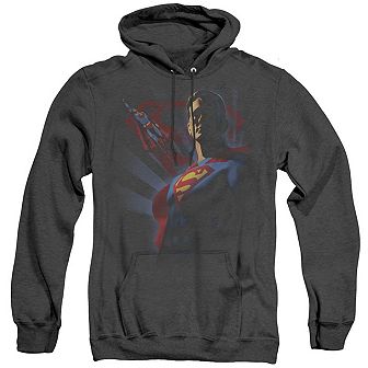 Superman Super Deco Adult Heather Hoodie
