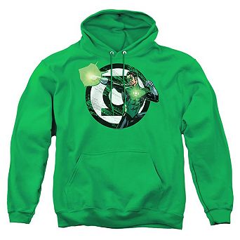 Justice League of America Blasting Logo Adult Pull Over Hoodie