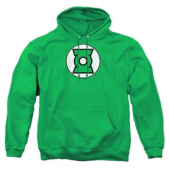 Justice League of America Green Lantern Logo Adult Pull Over Hoodie