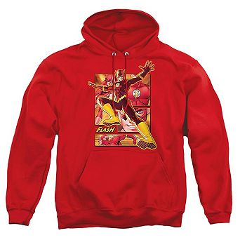Justice League of America Flash Adult Pull Over Hoodie