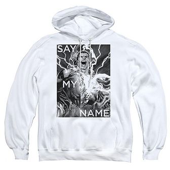 Justice League of America Say My Name Adult Pull Over Hoodie