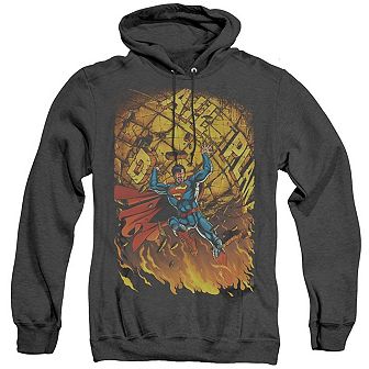 Superman Superman 1 Adult Heather Hoodie