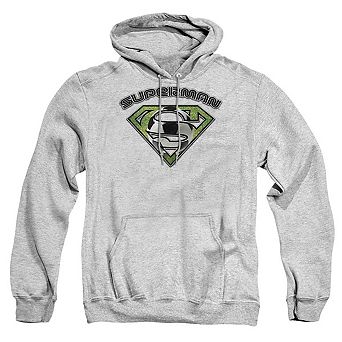 Superman Soccer Shield Adult Pull Over Hoodie