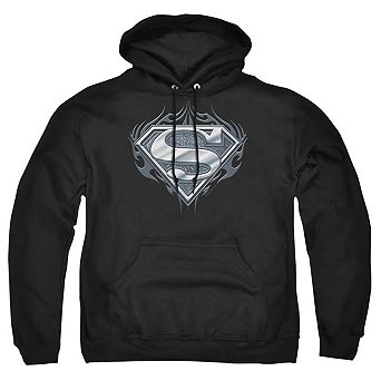 Superman Biker Metal Adult Pull Over Hoodie
