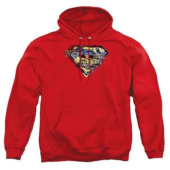Superman American Way Adult Pull Over Hoodie