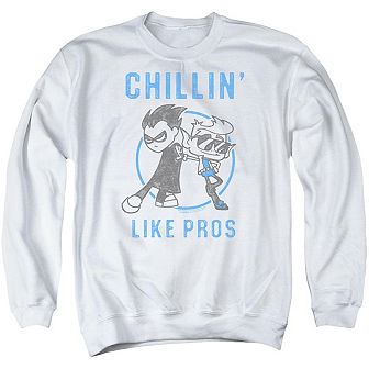 Teen Titans Go Like Pros Adult Crewneck Sweatshirt