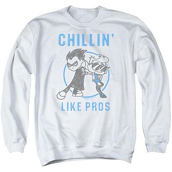 Teen Titans Go Like Pros Adult Crewneck Sweatshirt
