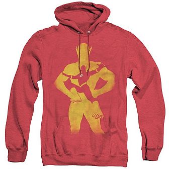 Justice League of America Flash Knockout Adult Heather Hoodie
