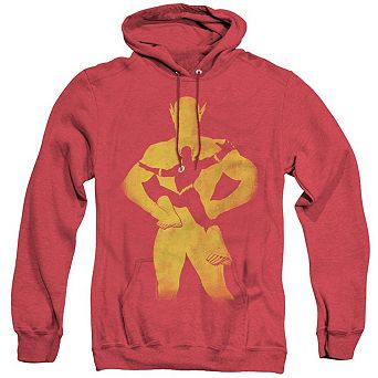 Justice League of America Flash Knockout Adult Heather Hoodie