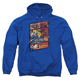 Superman Superman Vs Zod Adult Pull Over Hoodie
