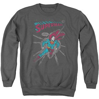 Superman It Tickles Adult Crewneck Sweatshirt