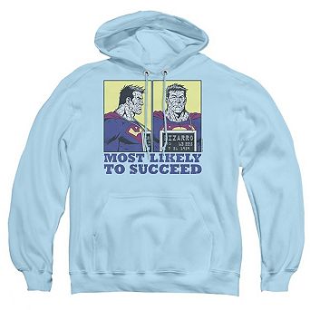 Superman Most Likely Adult Pull Over Hoodie