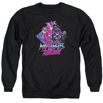Teen Titans Go To The Movies No Limits Adult Crewneck Sweatshirt