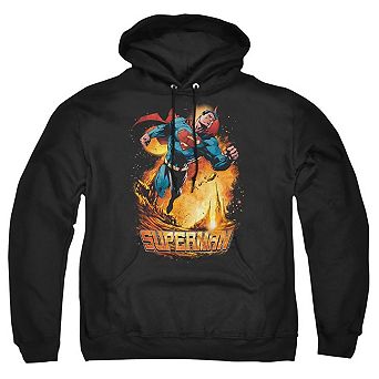 Superman Space Case Adult Pull Over Hoodie