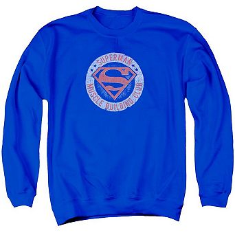 Superman Muscle Club Adult Crewneck Sweatshirt