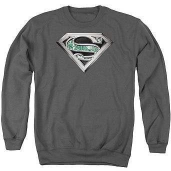 Superman Circuitry Logo Adult Crewneck Sweatshirt