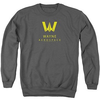 Justice League Movie Wayne Aerospace Adult Crewneck Sweatshirt