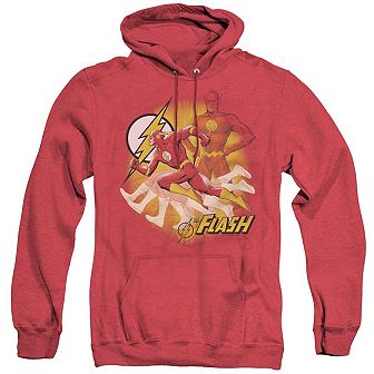 Justice League of America Lightning Fast Adult Heather Hoodie