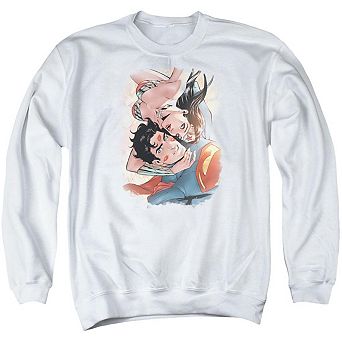 Justice League Of America Love Birds Adult Crewneck Sweatshirt