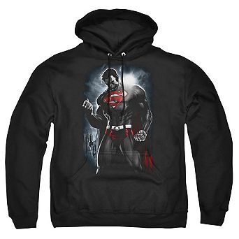 Superman Light Of The Sun Adult Pull Over Hoodie