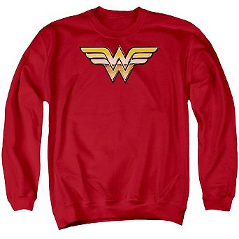 Justice League Of America Golden Adult Crewneck Sweatshirt