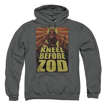 Superman Zod Poster Adult Pull Over Hoodie