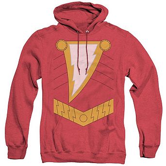 Justice League of America Shazam Adult Heather Hoodie