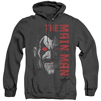 Justice League of America Main Man Adult Heather Hoodie