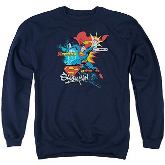 Superman Abilities Adult Crewneck Sweatshirt