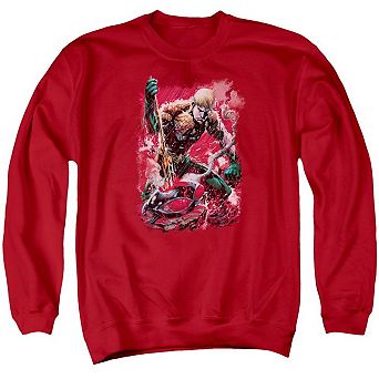Justice League Of America Finished Adult Crewneck Sweatshirt