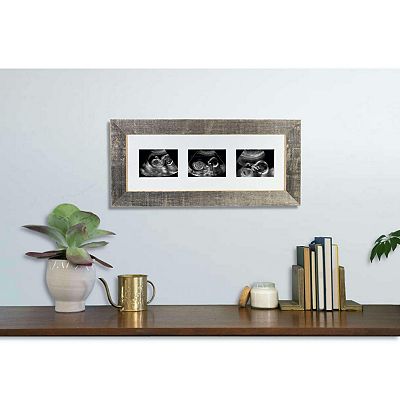 Reclaimed wood frame, shops photo frame wood frame 3 openings