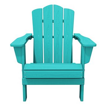 HDPE Foldable Patio Adirondack Chair All-weather
