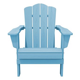 HDPE Foldable Patio Adirondack Chair All-weather