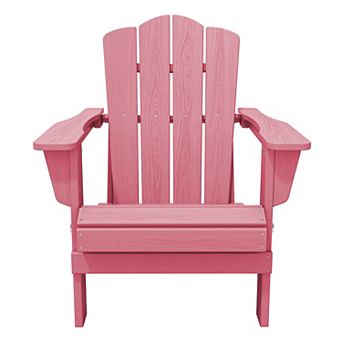HDPE Foldable Patio Adirondack Chair All-weather