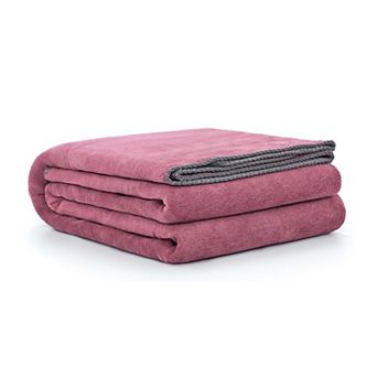 Double Face Reversible Throw Blanket