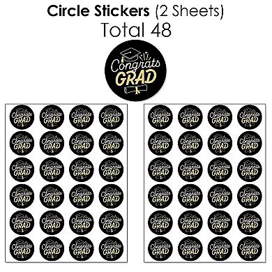Big Dot Of Happiness Goodbye High School, Hello College - Grad Candy Favor Sticker Kit 304 Pc