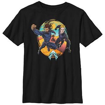 Boys Aquaman And The Lost Kingdom Arthur And Orms Husky Graphic Tee