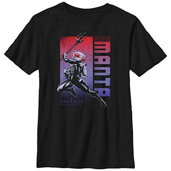 Boys 8-20 Aquaman And The Lost Kingdom Black Manta Graphic Tee