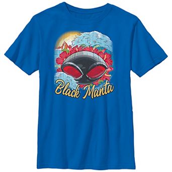 Boys 9-20 Aquaman And The Lost Kingdom Black Manta Surfing Graphic Tee