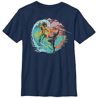 Boys 6-20 Aquaman And The Lost Kingdom Fight By The Volcano Graphic Tee