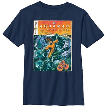 Boys 6-20 Aquaman And The Lost Kingdom Comic Book Cover Graphic Tee