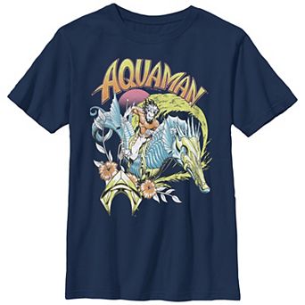 Boys 8-20 Aquaman And The Lost Kingdom Riding Seahorse Graphic Tee