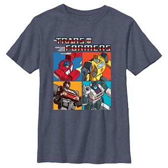 Boys 4-7x Transformers Pop Colors Portraits Graphic Tee