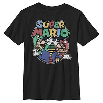 Boys 4-7 Super Mario Bros Mario And Luigi Tee