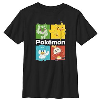 Boys 4-7 Pokemon Newest Starters Tee