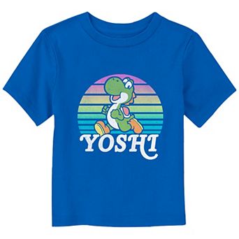 Toddler Boy Nintendo Super Mario Bros Yoshi Running Graphic Tee